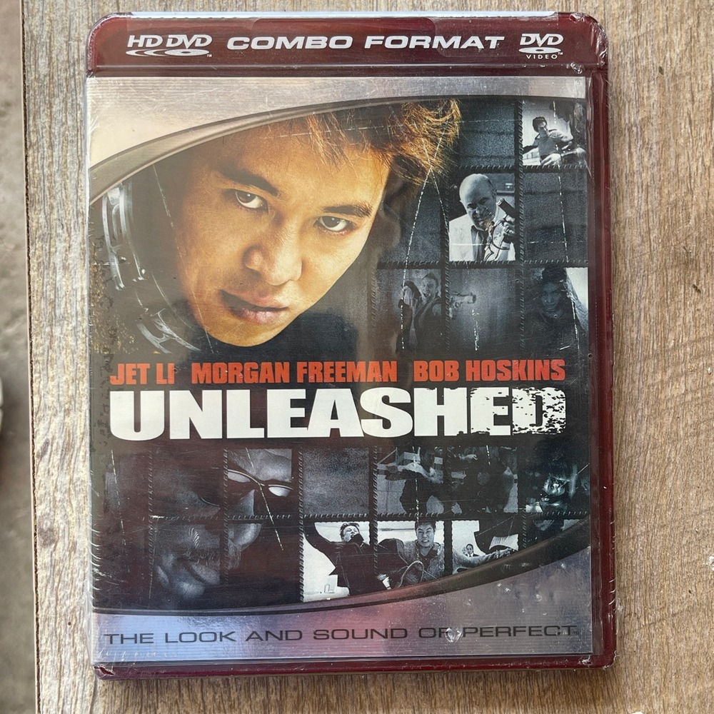 Unleashed Jet Li Morgan Freeman HD DVD DVD Combo Format New Sealed Movie